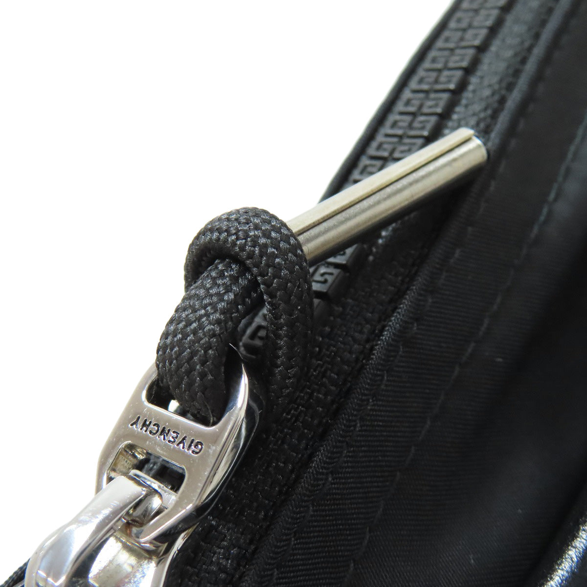 GIVENCHY logo Shoulder Bag Leather NylonLadies [Used]