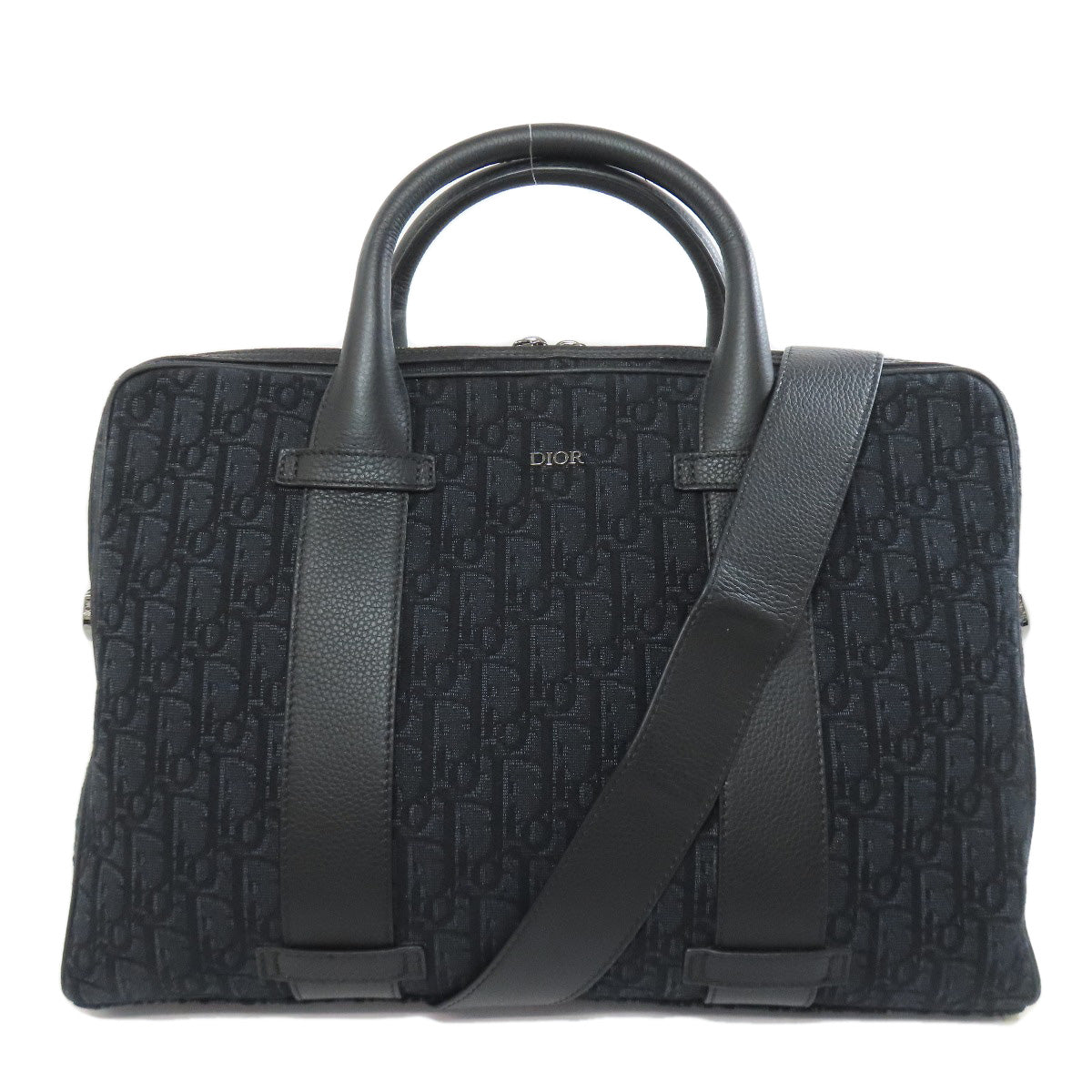 CHRISTIAN DIOR Trotter pattern 2WAY Business bag Canvas mens [Used]