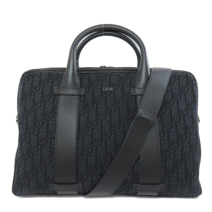 CHRISTIAN DIOR Trotter pattern 2WAY Business bag Canvas mens [Used]