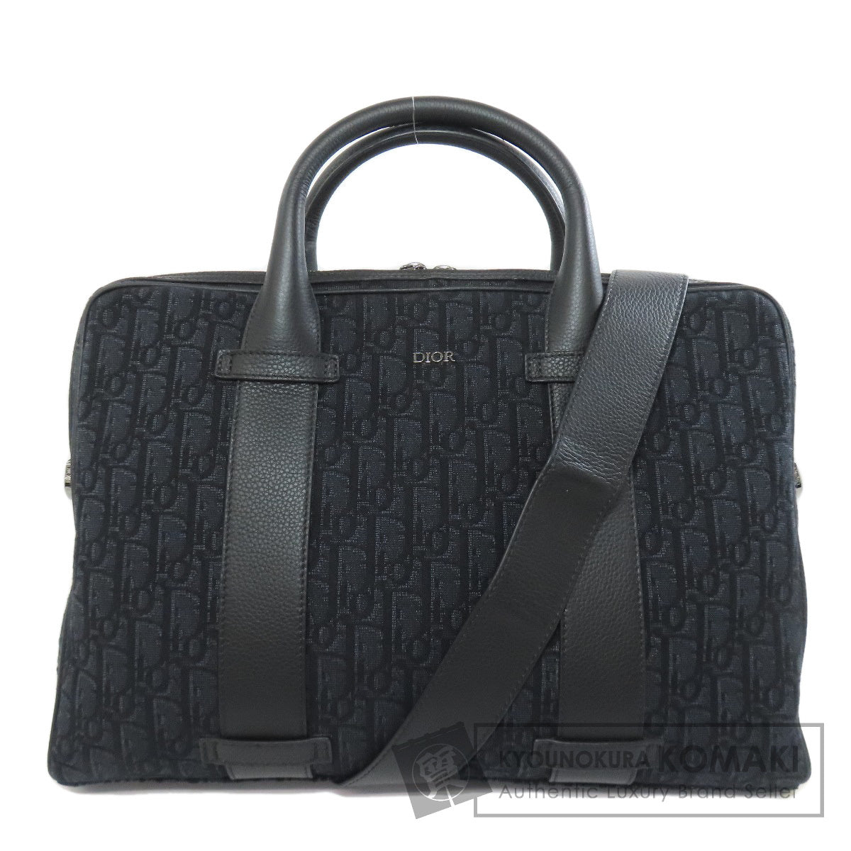 CHRISTIAN DIOR Trotter pattern 2WAY Business bag Canvas mens [Used]
