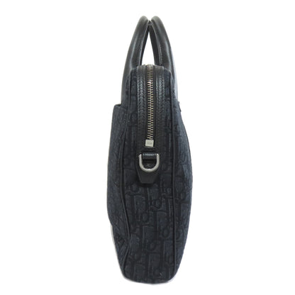 CHRISTIAN DIOR Trotter pattern 2WAY Business bag Canvas mens [Used]