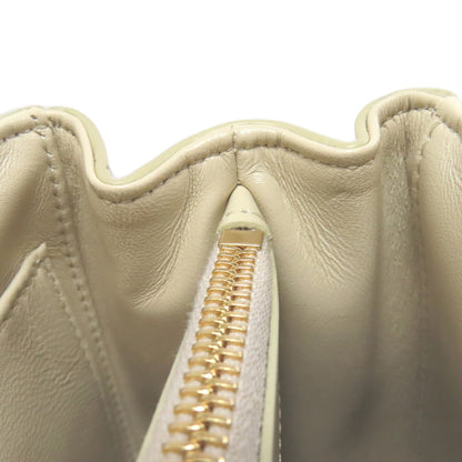 CELINE logo Handbag Leather Ladies [Used]