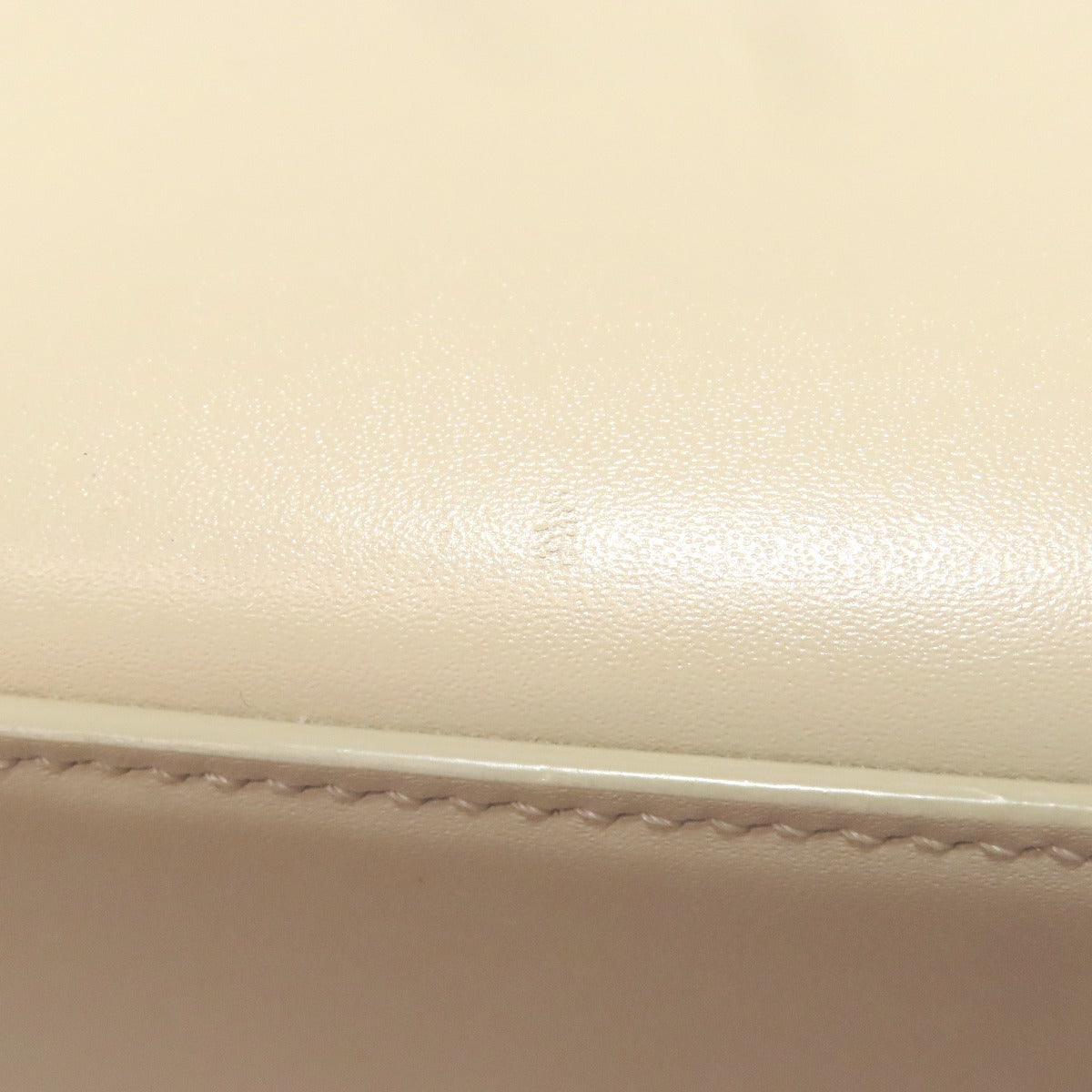 CELINE logo Handbag Leather Ladies [Used]