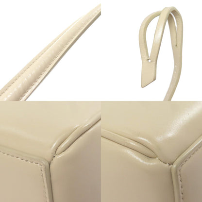 CELINE logo Handbag Leather Ladies [Used]