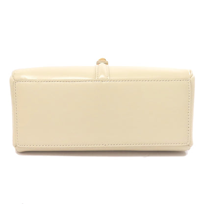 CELINE logo Handbag Leather Ladies [Used]