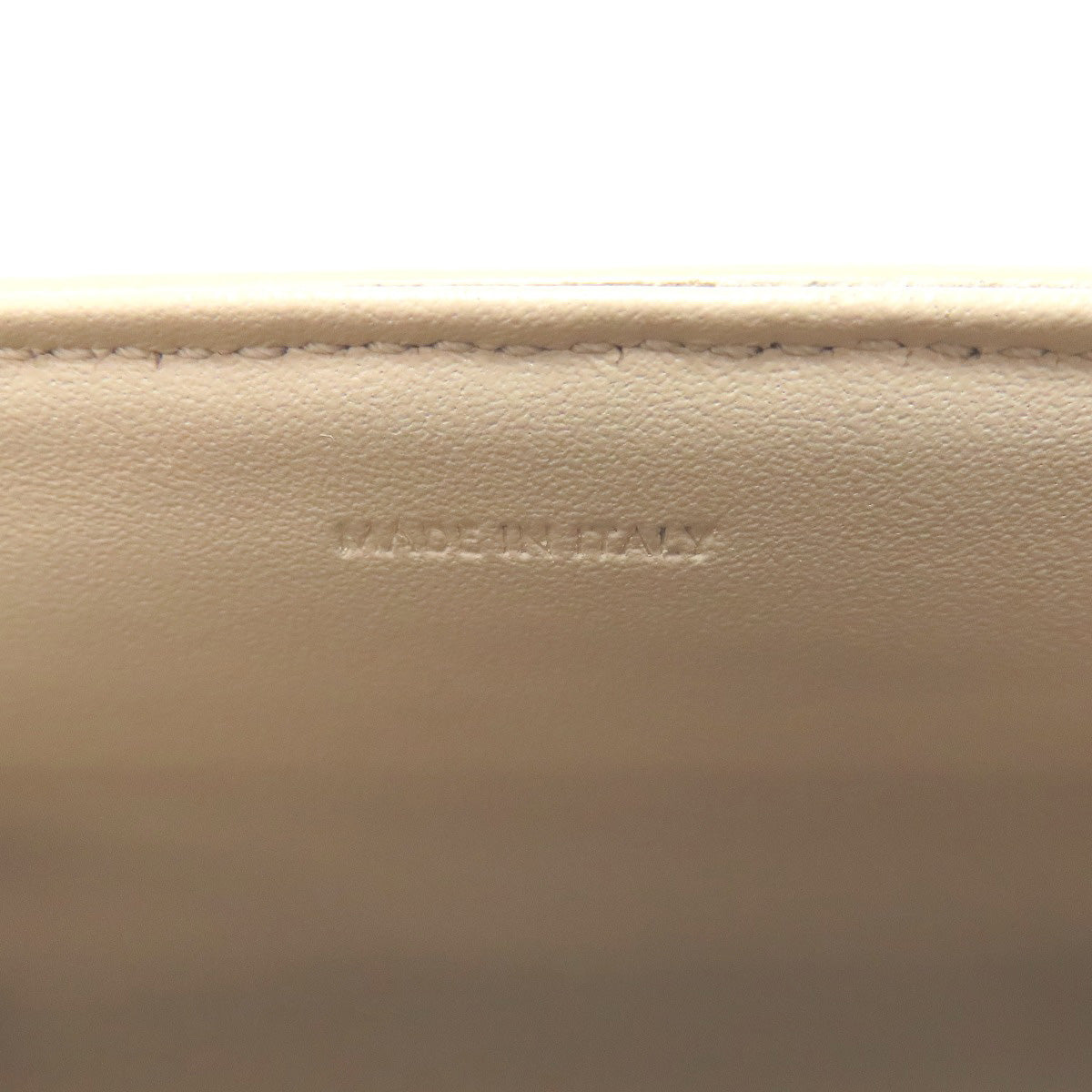 CELINE logo Handbag Leather Ladies [Used]
