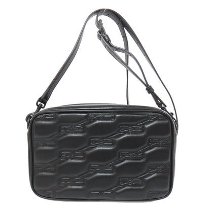 BALENCIAGA 702701 BBMonogram Shoulder Bag Leather Ladies [Used]