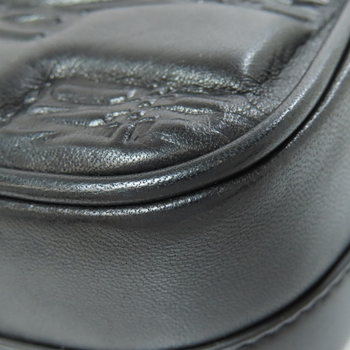 BALENCIAGA 702701 BBMonogram Shoulder Bag Leather Ladies [Used]