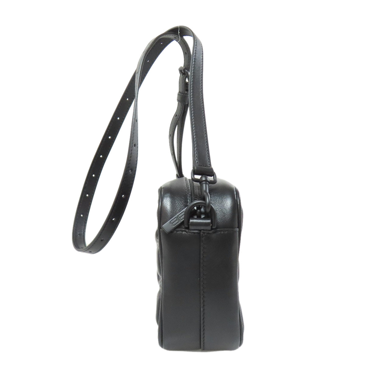 BALENCIAGA 702701 BBMonogram Shoulder Bag Leather Ladies [Used]