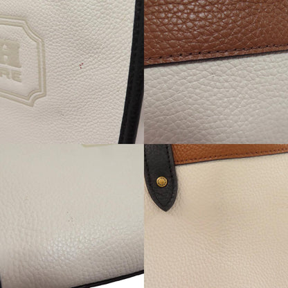 COACH C0777 Field Color Block 2WAY Handbag Leather Ladies [Used]