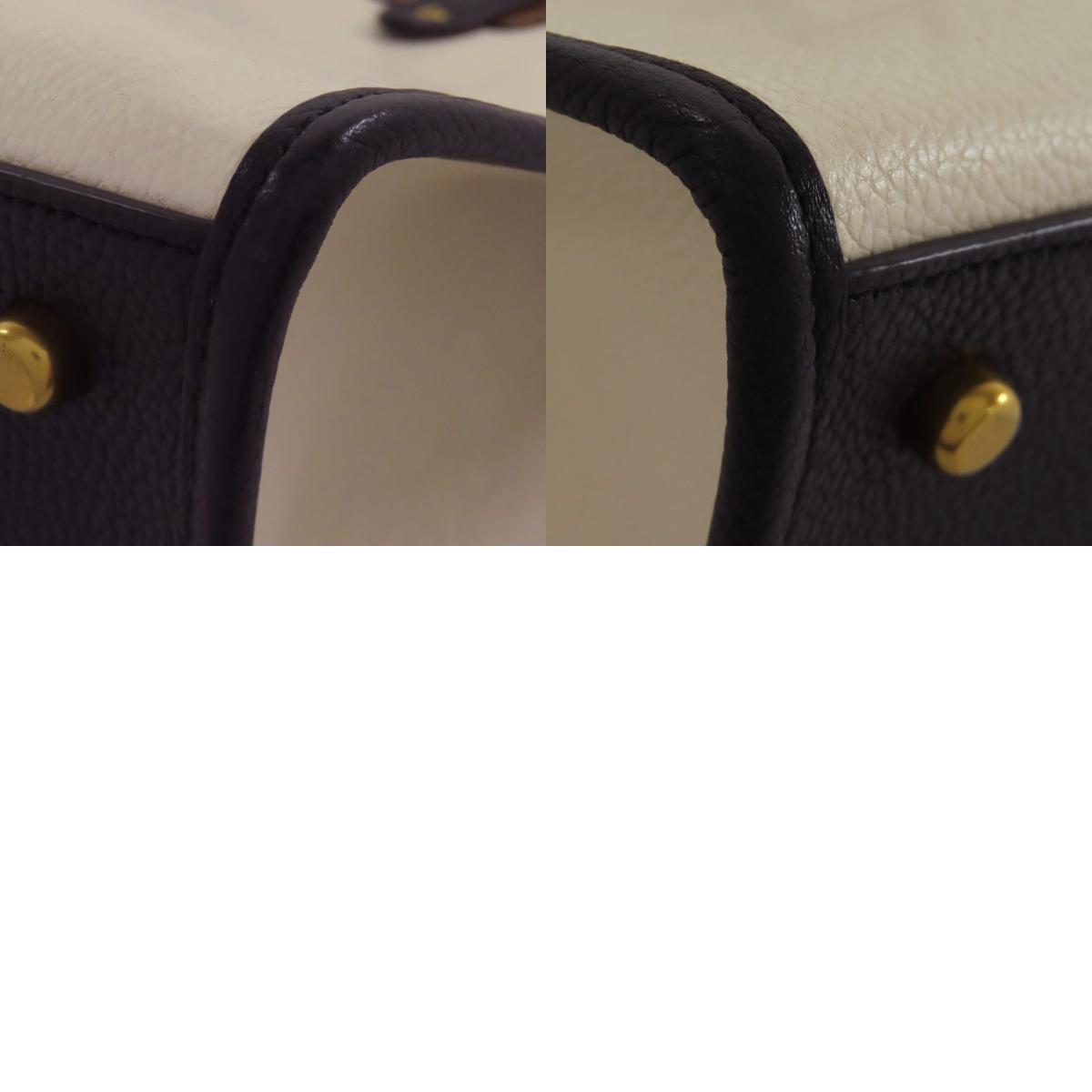 COACH C0777 Field Color Block 2WAY Handbag Leather Ladies [Used]