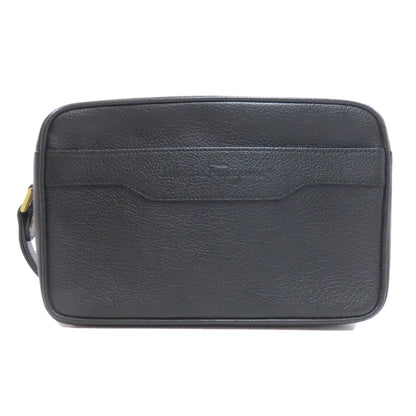 Salvatore Ferragamo logo business bag Leather Ladies [Used]