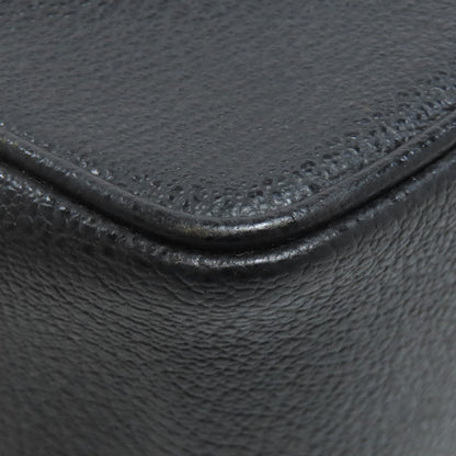 Salvatore Ferragamo logo business bag Leather Ladies [Used]
