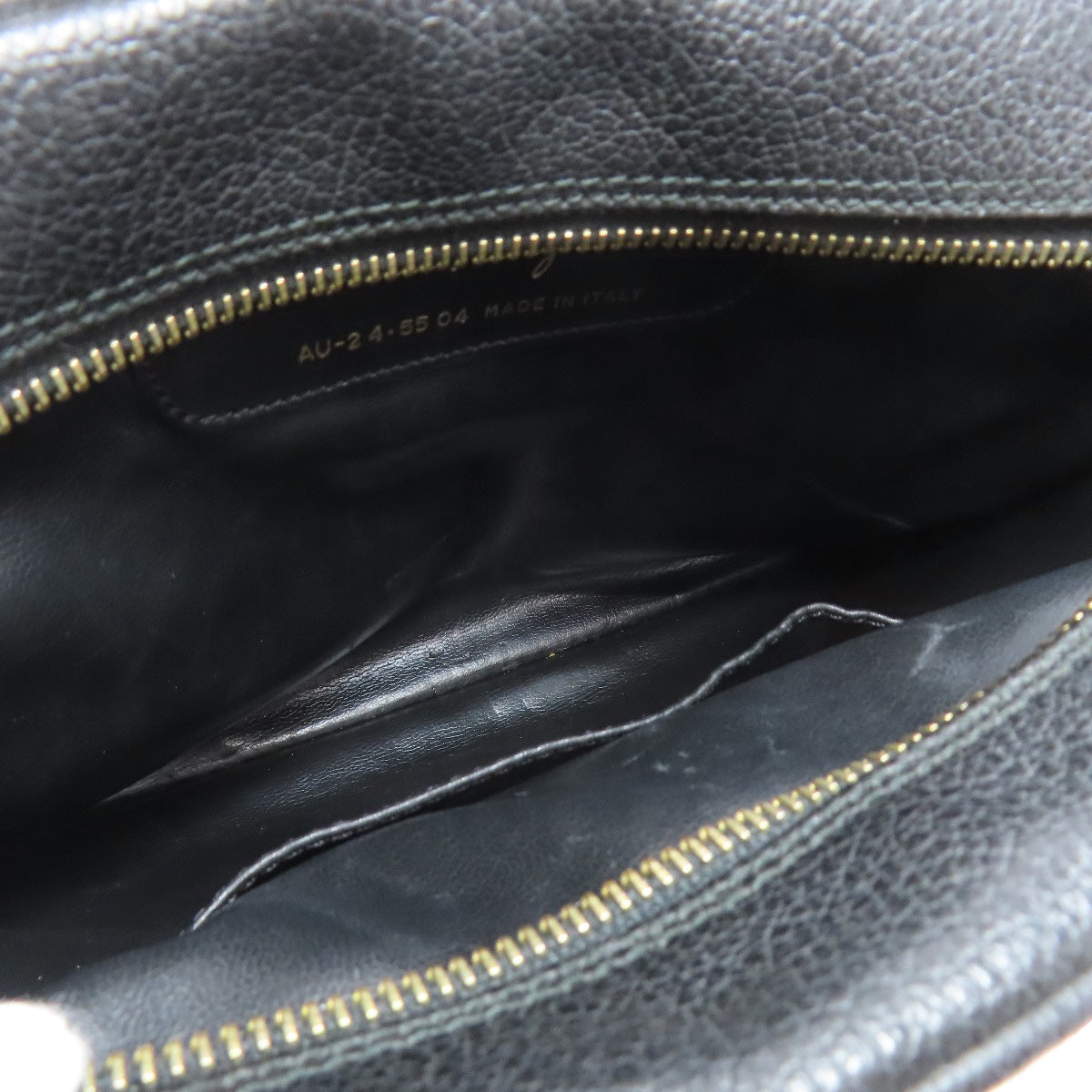 Salvatore Ferragamo logo business bag Leather Ladies [Used]