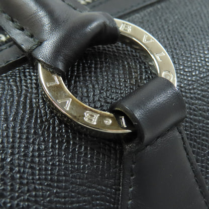 BVLGARI logo Handbag Leather Ladies [Used]