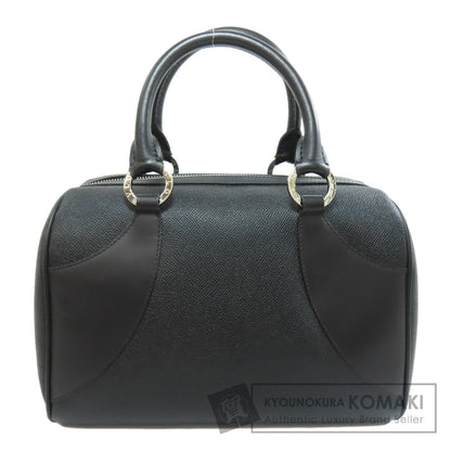 BVLGARI logo Handbag Leather Ladies [Used]