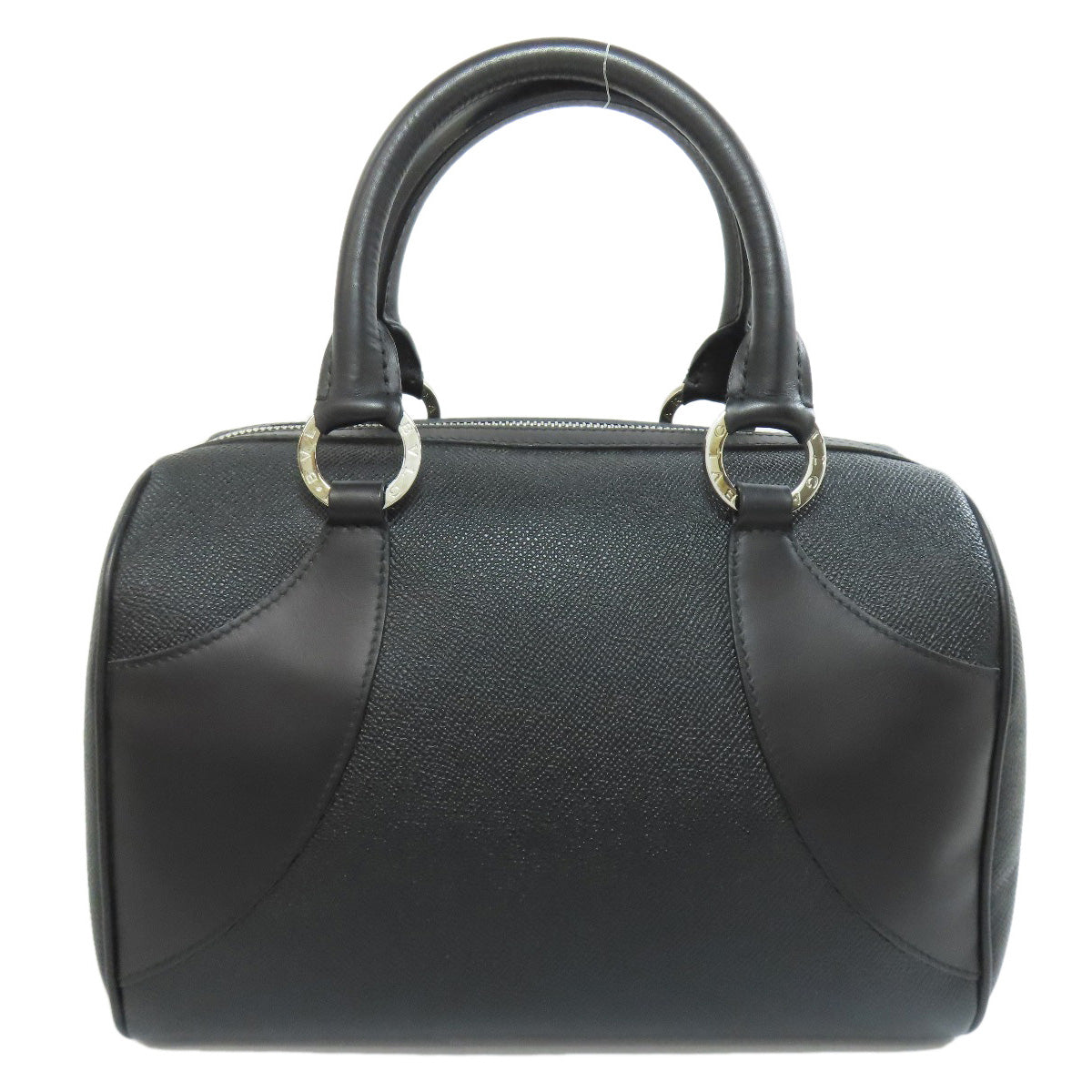 BVLGARI logo Handbag Leather Ladies [Used]