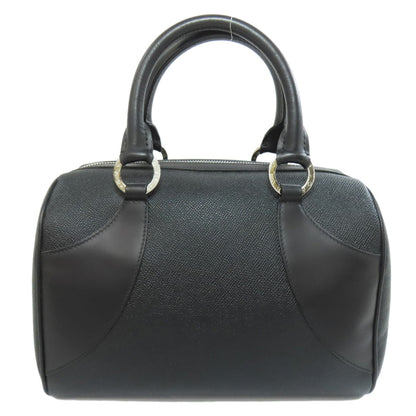 BVLGARI logo Handbag Leather Ladies [Used]