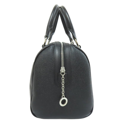 BVLGARI logo Handbag Leather Ladies [Used]