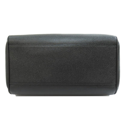 BVLGARI logo Handbag Leather Ladies [Used]