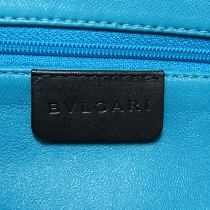 BVLGARI logo Handbag Leather Ladies [Used]