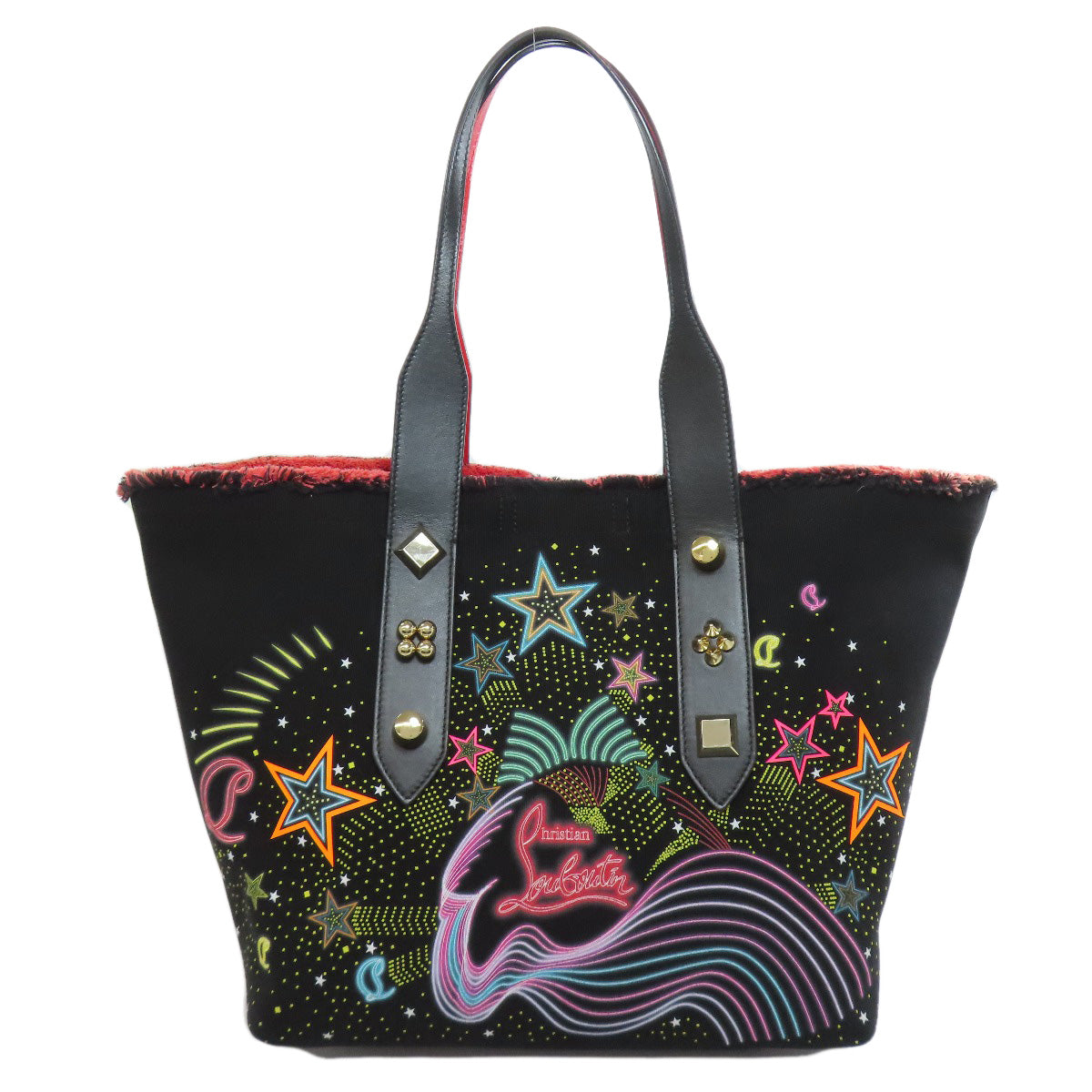 Christian Louboutin Starlight Collection Tote Bag Canvas Ladies [Used]