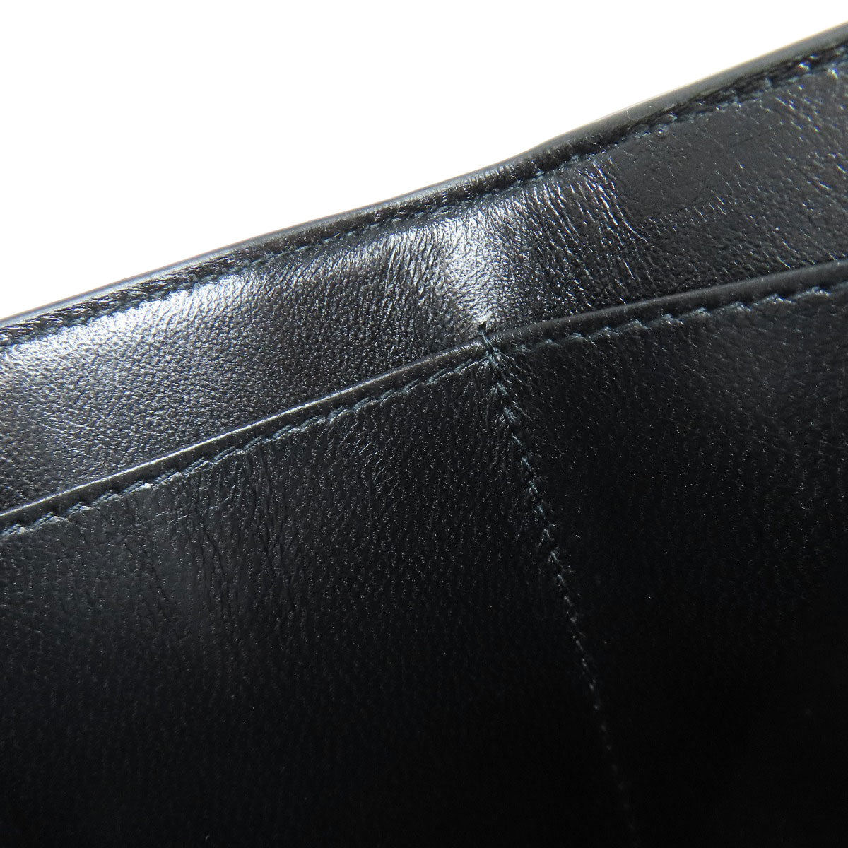 BALENCIAGA 600212 B logo embossed Bifold Wallet with Coin Pocket Leather Ladies [Used]