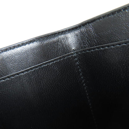 BALENCIAGA 600212 B logo embossed Bifold Wallet with Coin Pocket Leather Ladies [Used]