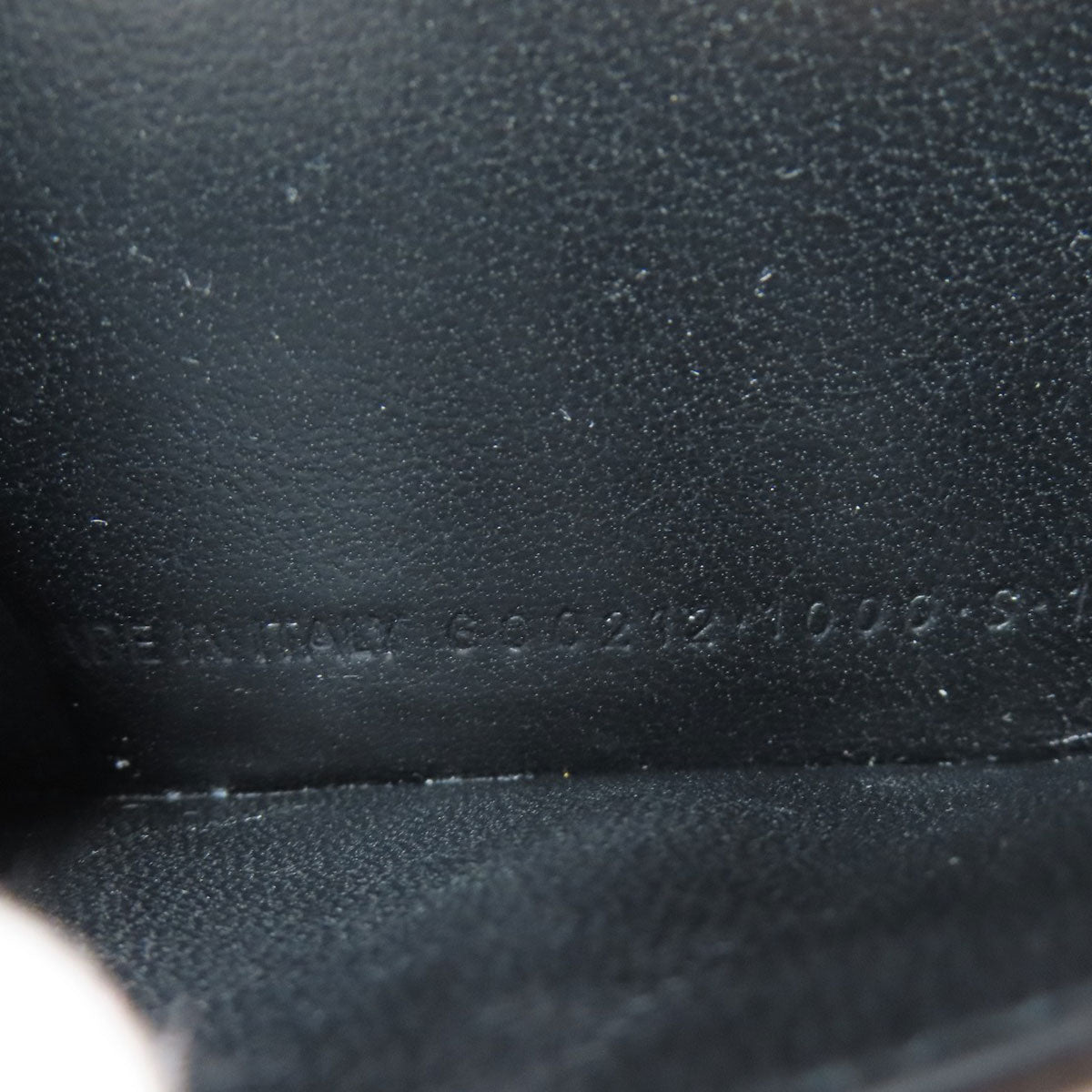 BALENCIAGA 600212 B logo embossed Bifold Wallet with Coin Pocket Leather Ladies [Used]