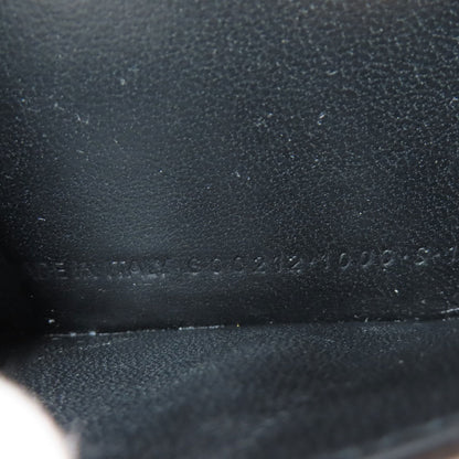 BALENCIAGA 600212 B logo embossed Bifold Wallet with Coin Pocket Leather Ladies [Used]