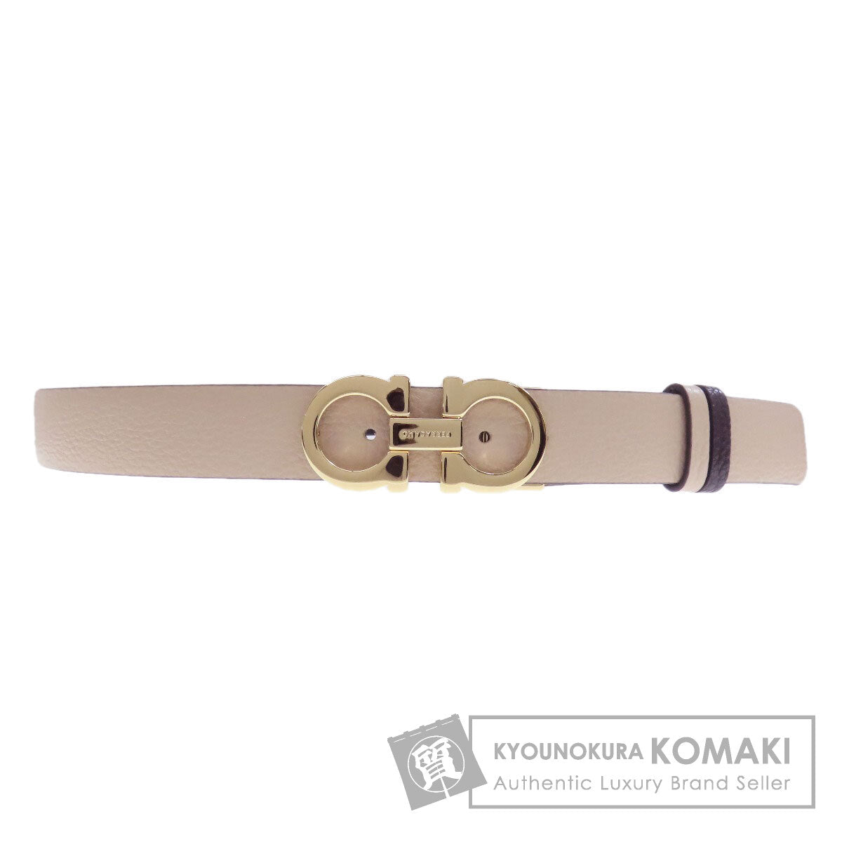 Salvatore Ferragamo GanciniHardware belt Leather mens [Used]