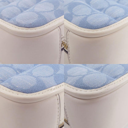 COACH C4688 Signature 2WAY Handbag Denim LeatherLadies [Used]