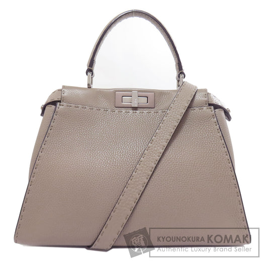 FENDI Peekaboo Celeria 2WAY Handbag Calf Ladies [Used]