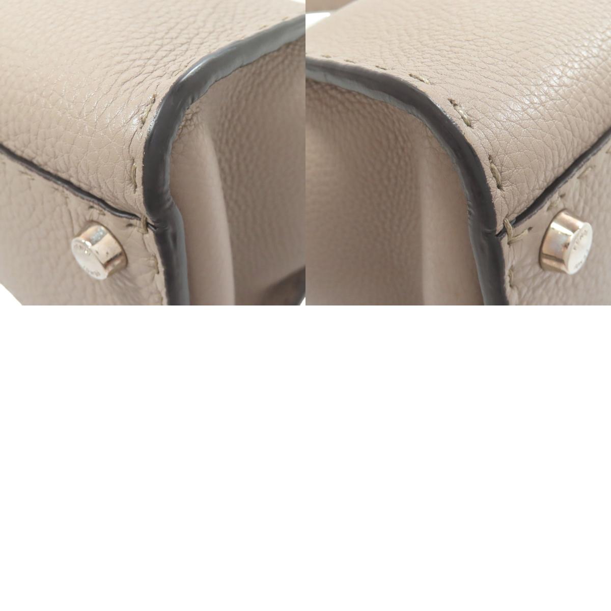 FENDI Peekaboo Celeria 2WAY Handbag Calf Ladies [Used]