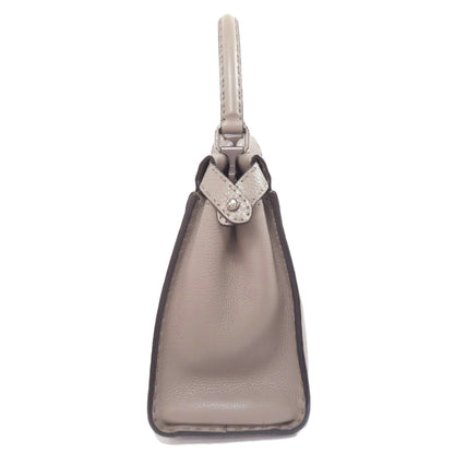 FENDI Peekaboo Celeria 2WAY Handbag Calf Ladies [Used]