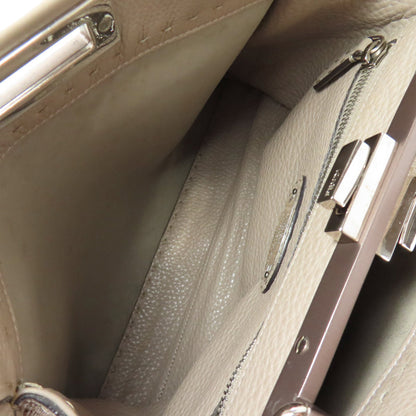 FENDI Peekaboo Celeria 2WAY Handbag Calf Ladies [Used]