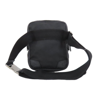 GUCCI 161823 GG signature guccissima Hip bag, waist bag Nylon LeatherLadies [Used]