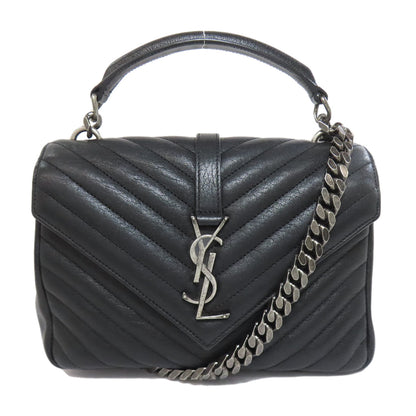 YVES SAINT LAURENT Cassandra Shoulder Bag Leather Ladies [Used]