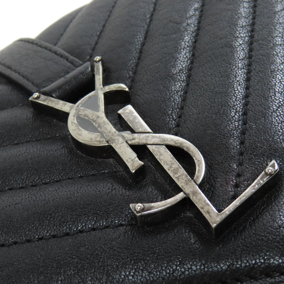 YVES SAINT LAURENT Cassandra Shoulder Bag Leather Ladies [Used]