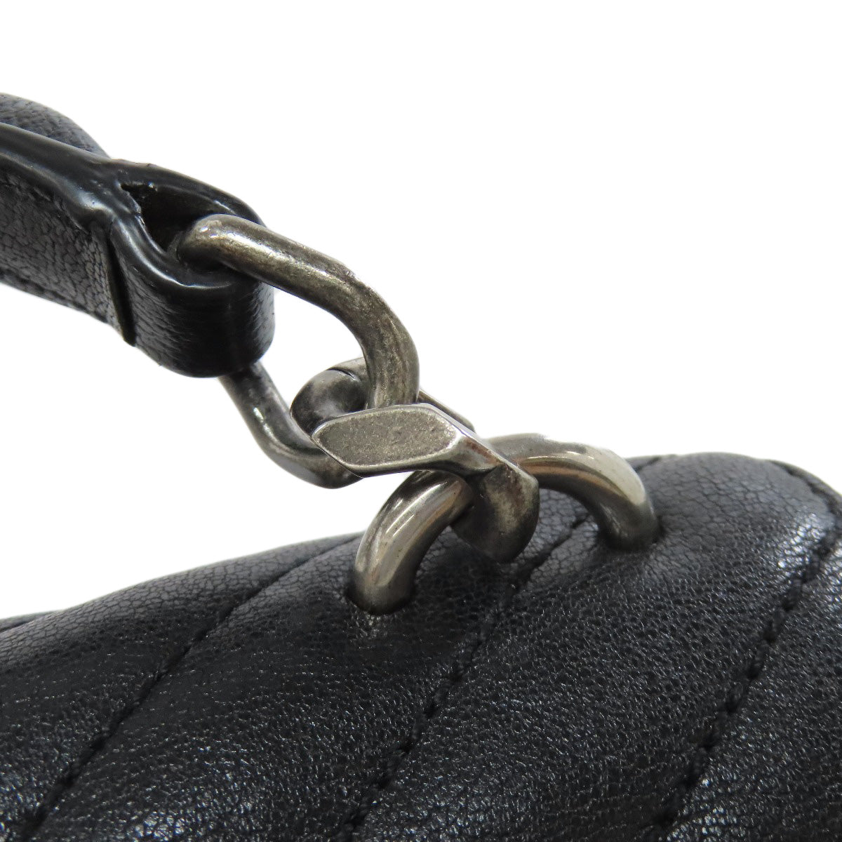 YVES SAINT LAURENT Cassandra Shoulder Bag Leather Ladies [Used]