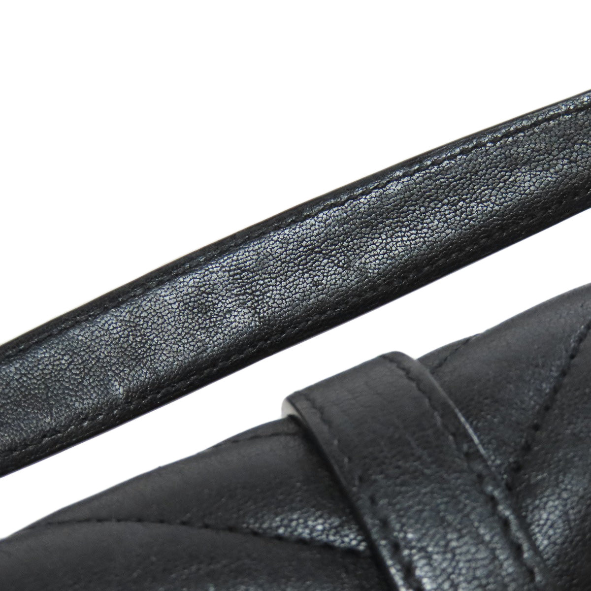 YVES SAINT LAURENT Cassandra Shoulder Bag Leather Ladies [Used]