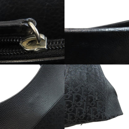CHRISTIAN DIOR Trotter pattern Handbag Canvas Ladies [Used]