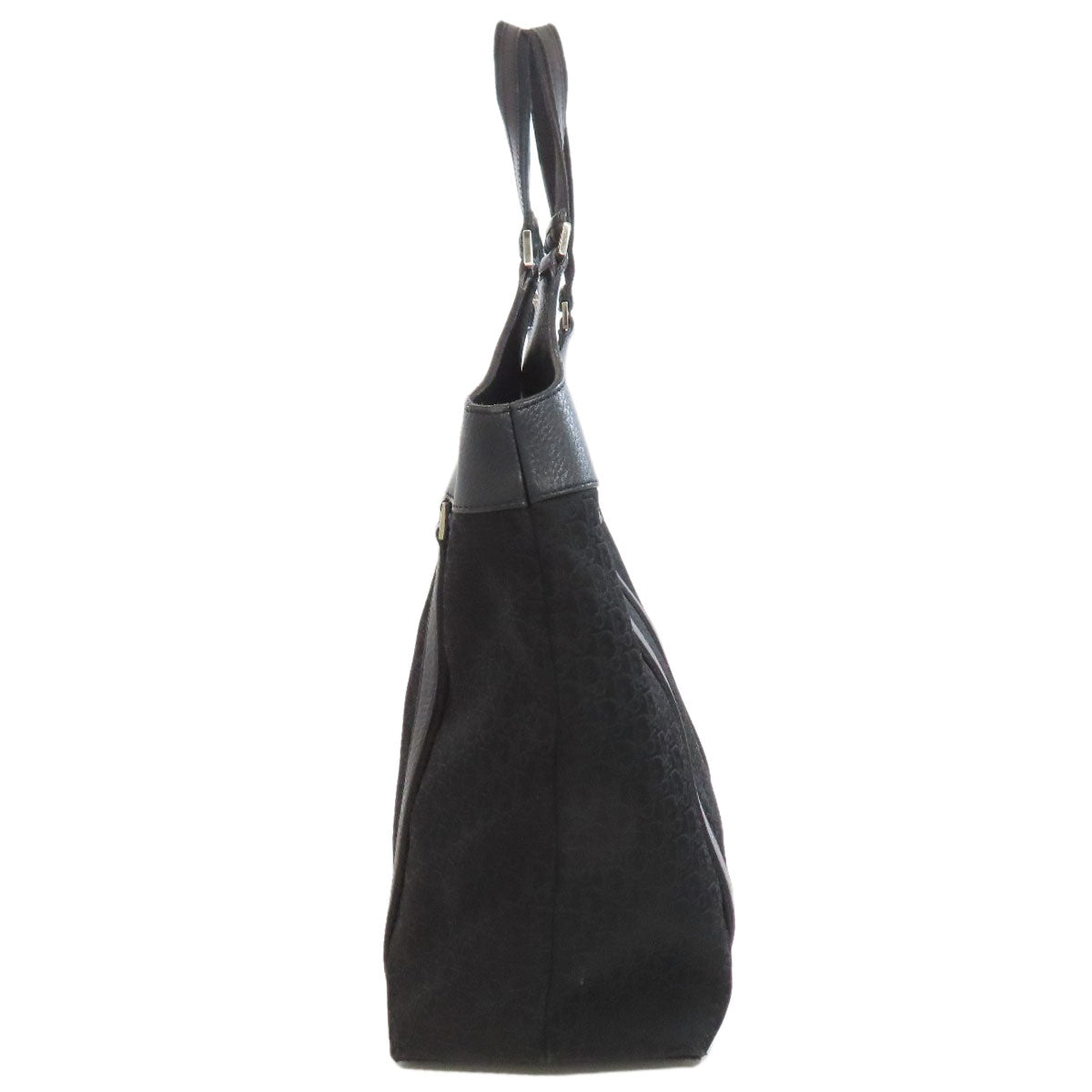 CHRISTIAN DIOR Trotter pattern Handbag Canvas Ladies [Used]