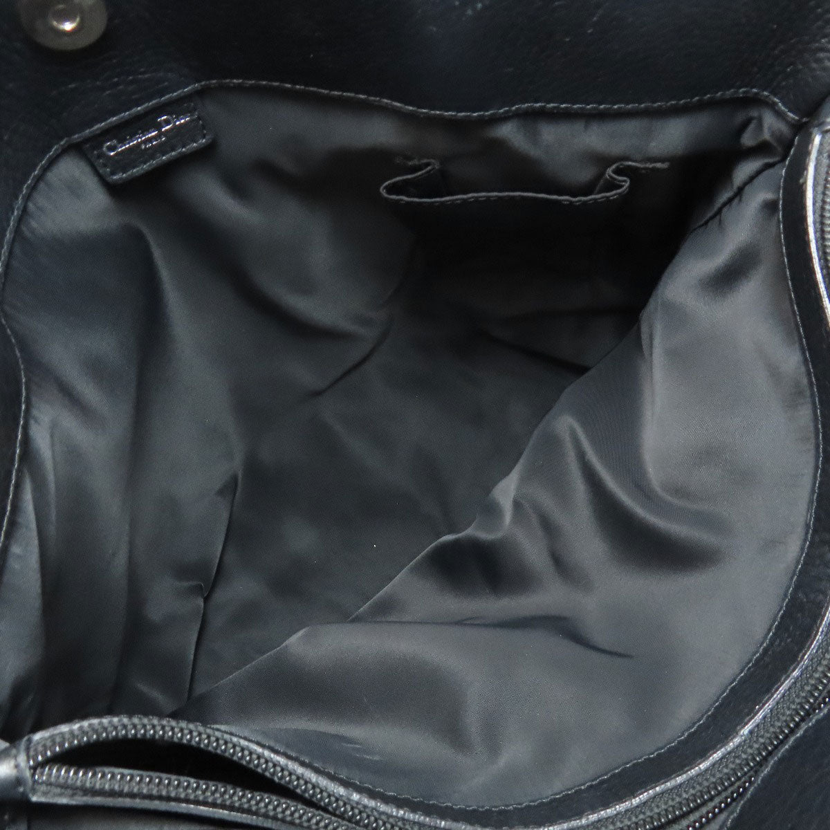 CHRISTIAN DIOR Trotter pattern Handbag Canvas Ladies [Used]