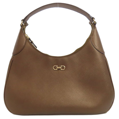Salvatore Ferragamo GanciniHardware Handbag Leather Ladies [Used]