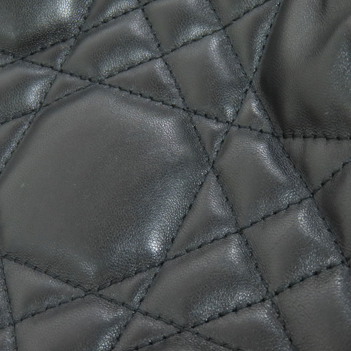 CHRISTIAN DIOR Vibe Micro Cannage Hobo 2-Way Handbag Lambskin Ladies [Used]