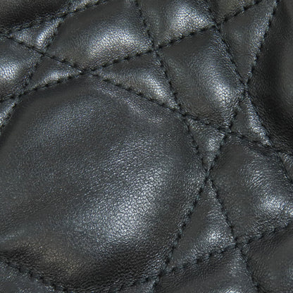 CHRISTIAN DIOR Vibe Micro Cannage Hobo 2-Way Handbag Lambskin Ladies [Used]