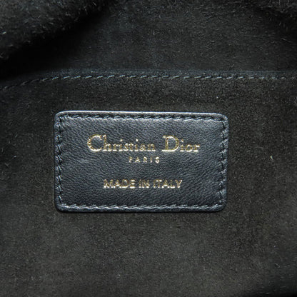 CHRISTIAN DIOR Vibe Micro Cannage Hobo 2-Way Handbag Lambskin Ladies [Used]