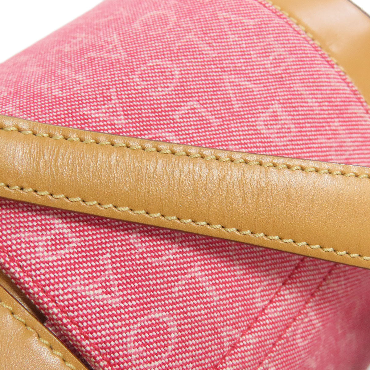 BVLGARI Logo mania Handbag Canvas LeatherLadies [Used]