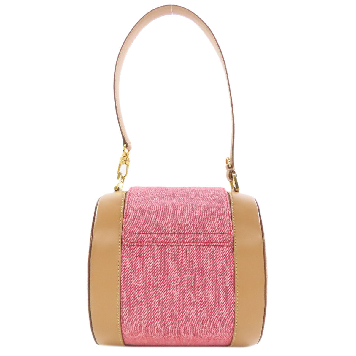 BVLGARI Logo mania Handbag Canvas LeatherLadies [Used]